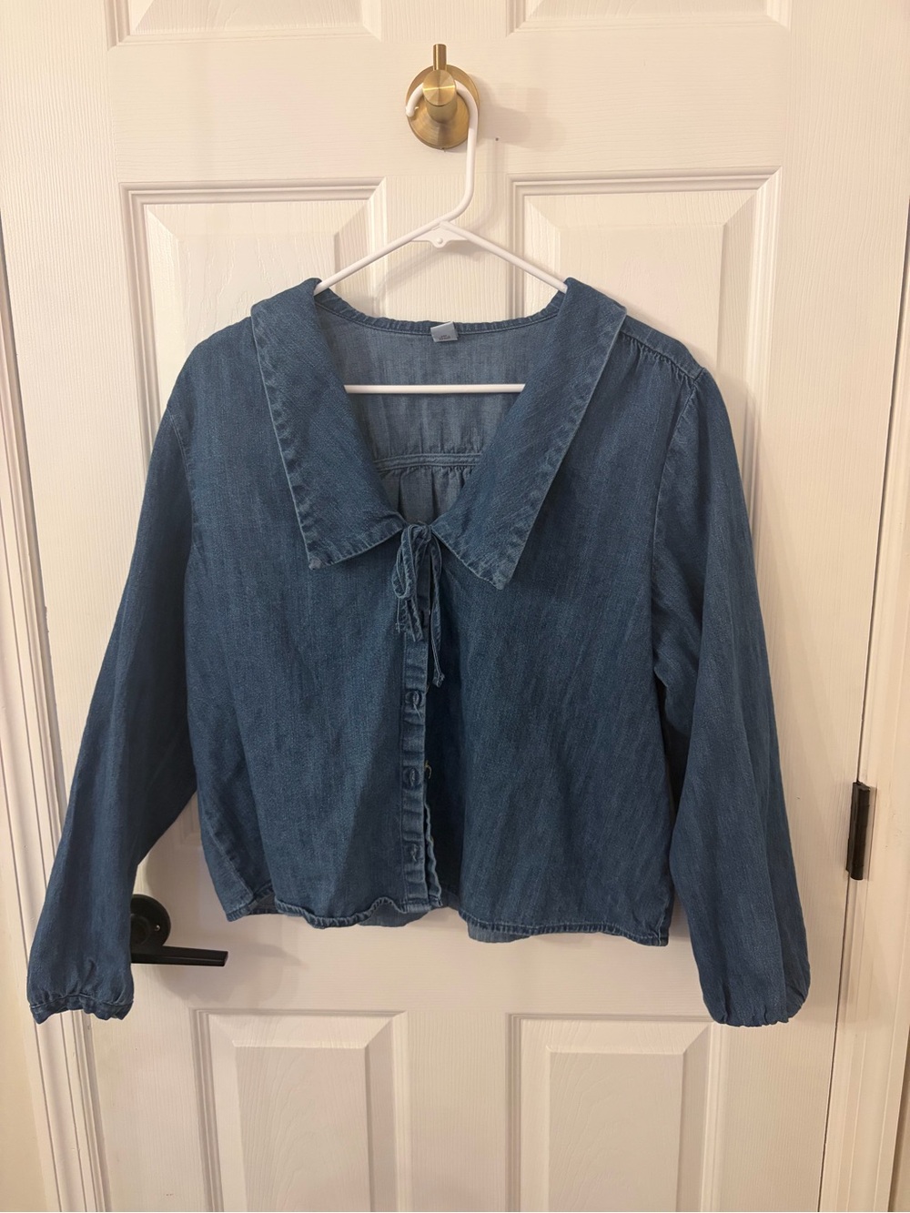 Old Navy Light Blue Denim Top